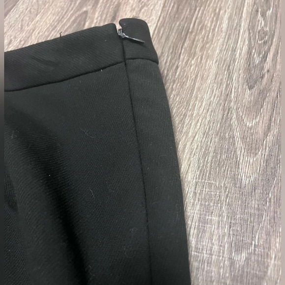 Bcbg Maxazria Black Pencil Skirt  Leather Lacing Sz 6 - Picture 4 of 5